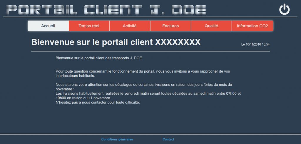 Portail client logiciel transport Cargo-TMS Actualités