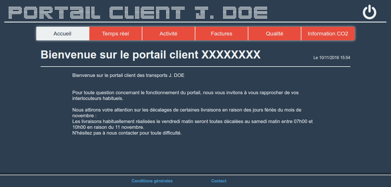 Portail client logiciel transport Cargo-TMS Actualités